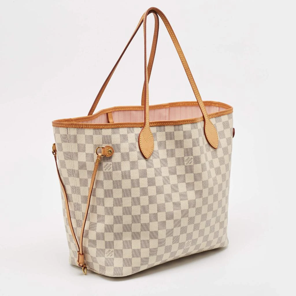 Louis Vuitton Louis Vuitton Damier Azur Canvas Neverfull MM Bag 3