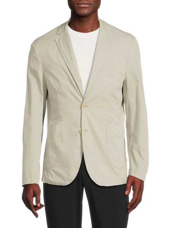 C-LAB NYC Chip Stretch-Tailored Fit Soft Shoulder Blazer 1