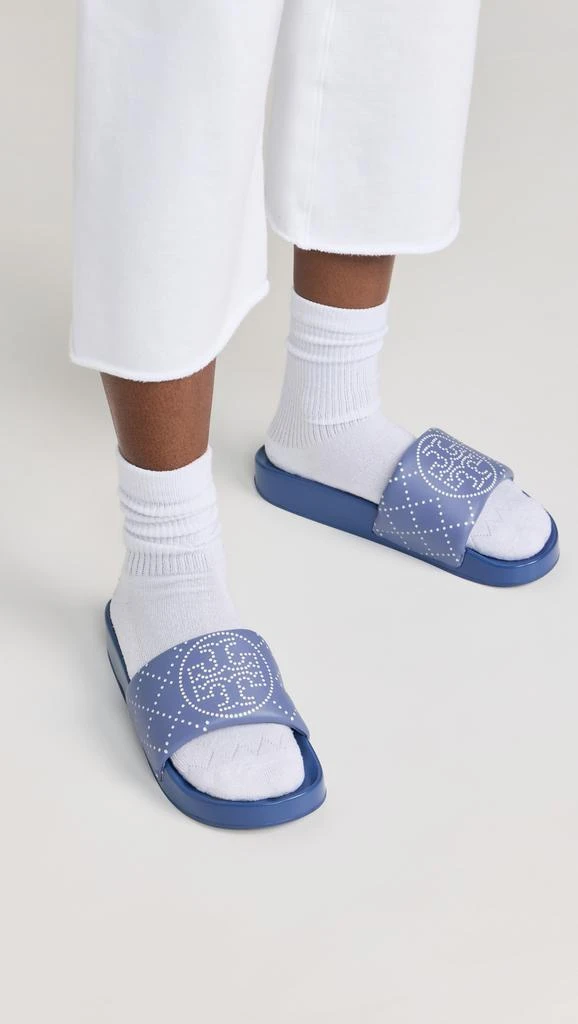 Tory Burch Double T Pool Slide 2