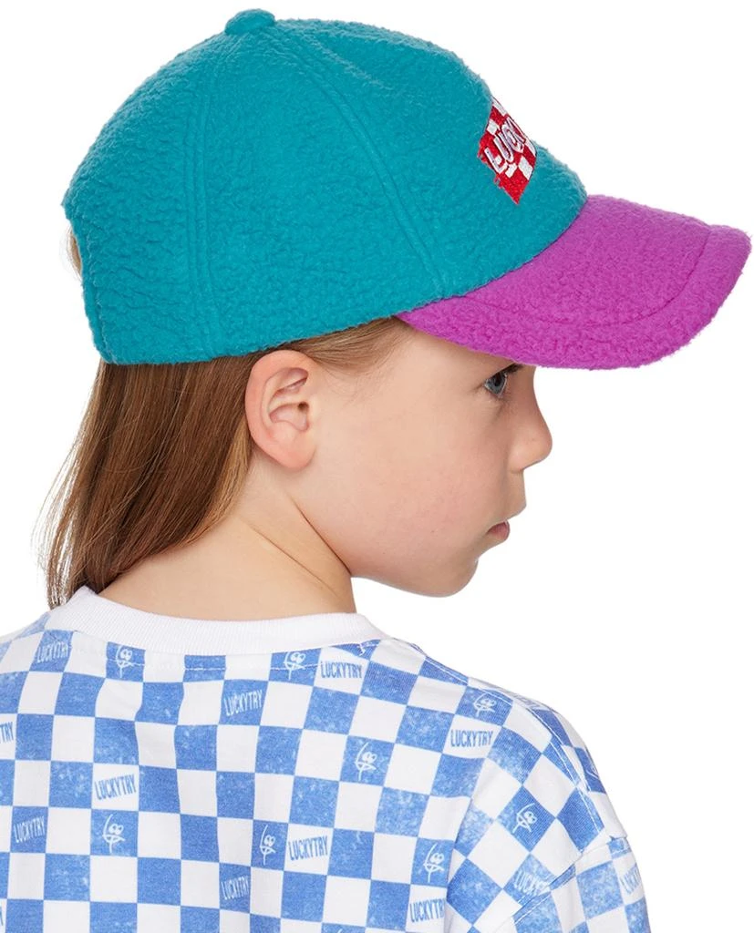 Luckytry Kids Blue & Purple Color Dumbled Cap 3