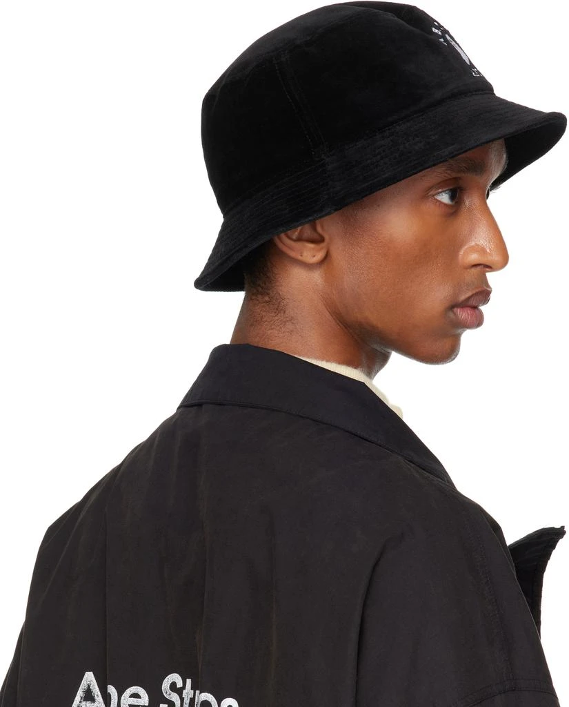 Bape Black One Point Bucket Hat 3