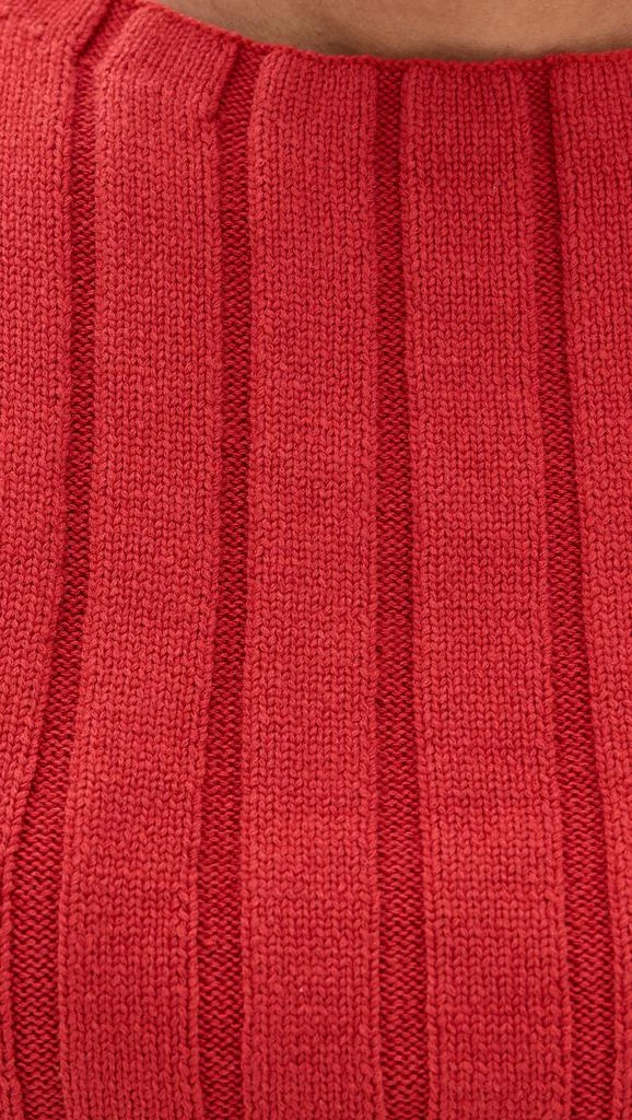 Reformation Callie Cotton Ribbed Sweater Tank 5