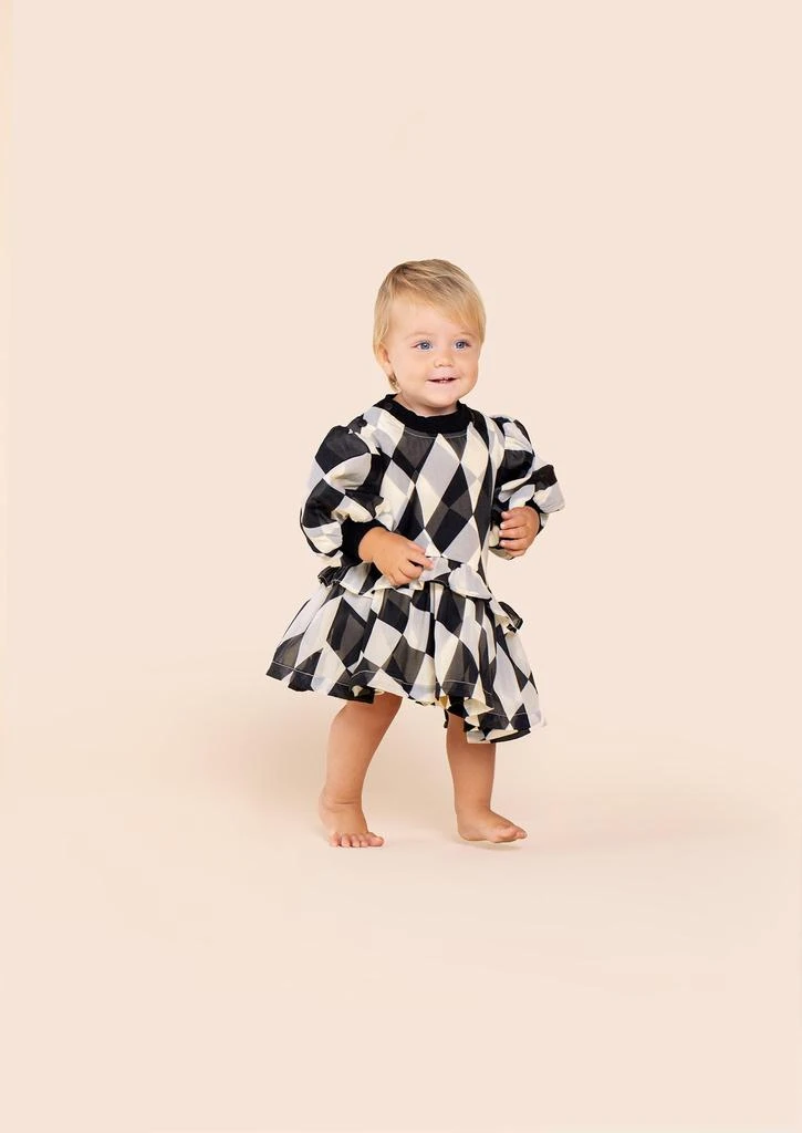 Omamimini Baby Terry and Organza Dress 2