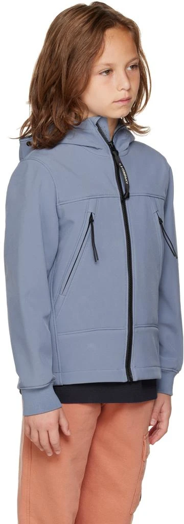 C.P. Company Kids Kids Blue Shell-R Goggle Jacket 2
