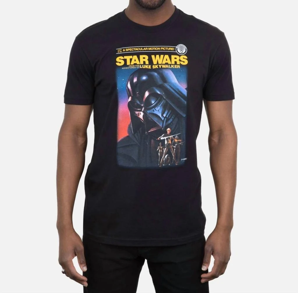 Out of Print Star Wars: From The Adventures Of Luke Walker Tee In Black 1