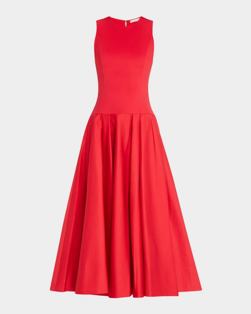 Alice + Olivia Adley Drop-Waist Midi Dress 1
