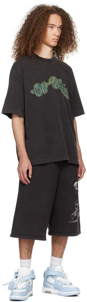 Off-White Black Bacchus Skate T-SHirt 4