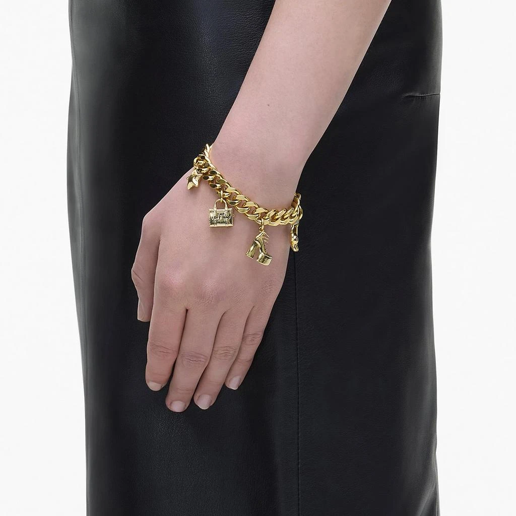 Marc Jacobs Mini Icon Gold-Tone Charm Bracelet 2