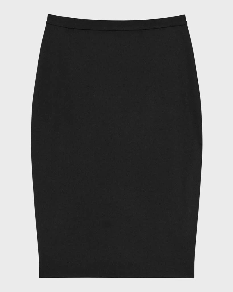 Theory Traceable Wool Knee-Length Pencil Skirt 1
