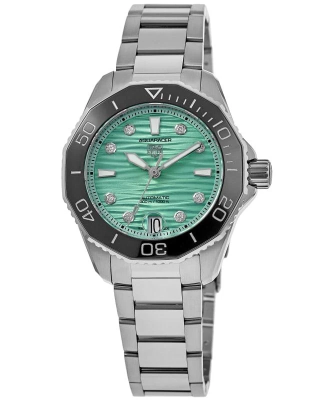 Tag Heuer Tag Heuer Aquaracer Professional 300 Green Diamond Dial Women's Watch WBP231K.BA0618 1