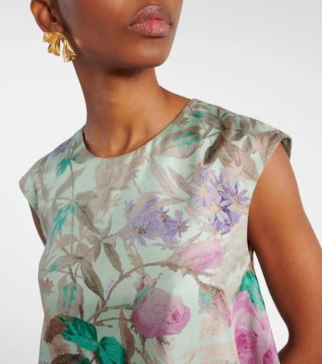 LA DOUBLE J San Carlo floral silk top 4