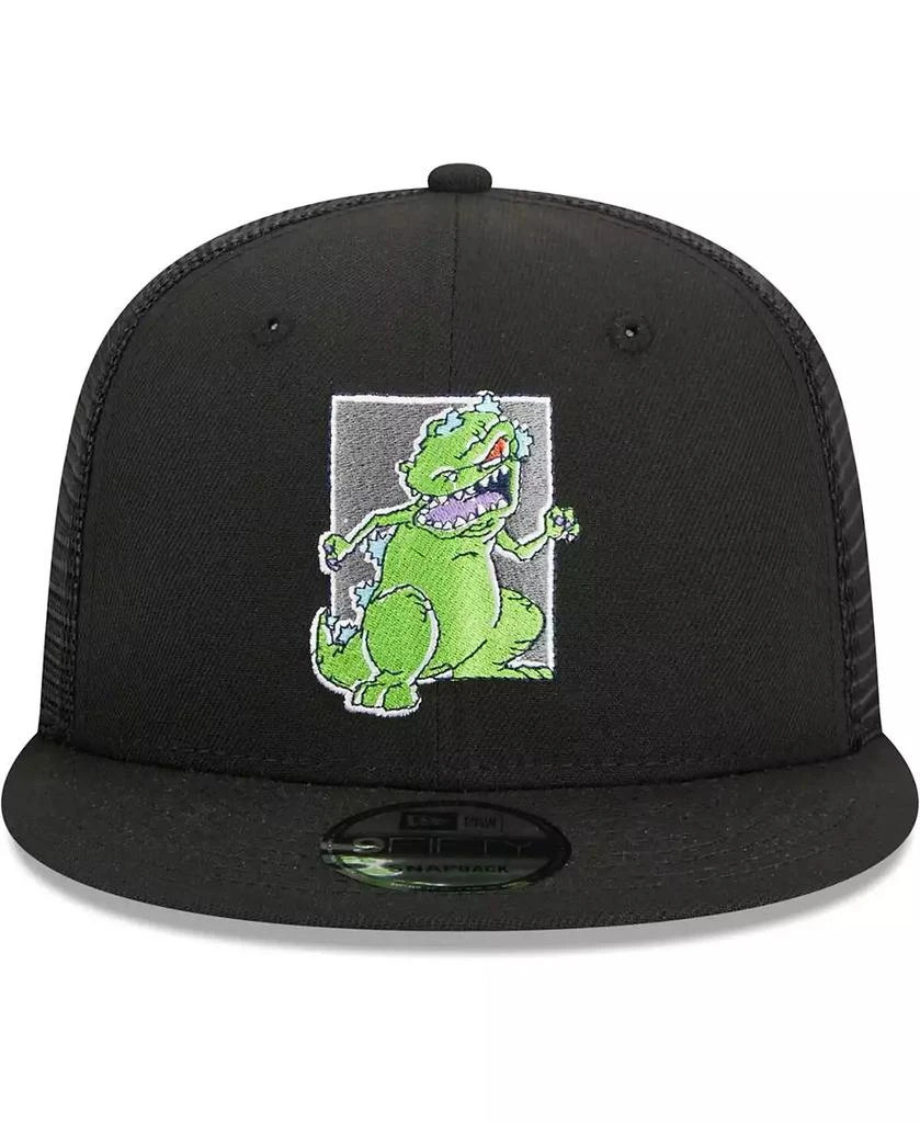 New Era Men's Black Rugrats Reptar Trucker 9FIFTY Snapback Hat 2