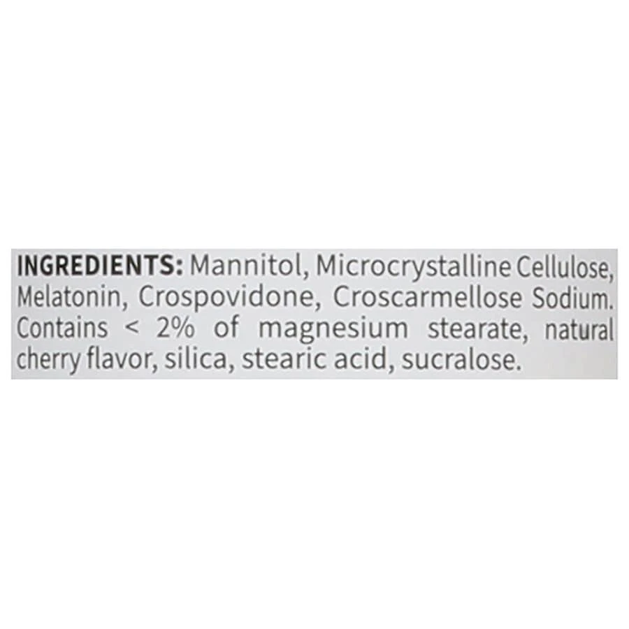 Walgreens Free & Pure Quick Dissolve Melatonin 12 mg Tablets Cherry 5