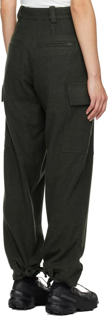 Hyein Seo Khaki Military Wool Trousers 3