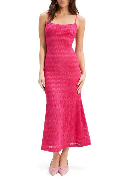 Bardot Womens Adoni Zig Zag Midi Dress 1