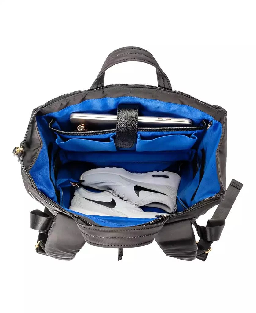 MinkeeBlue Convertible Organizational Amber Backpack with Lunch Bag 5