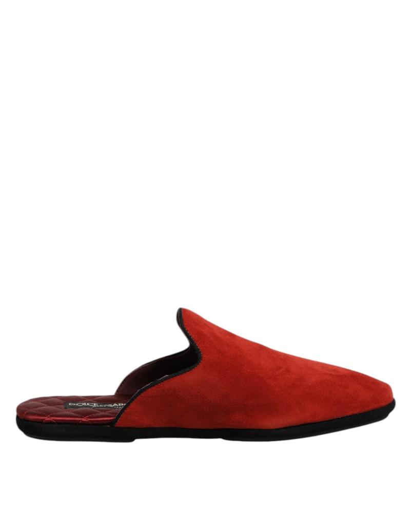 Dolce & Gabbana Suede Slides Flat Slipper Men's Shoes