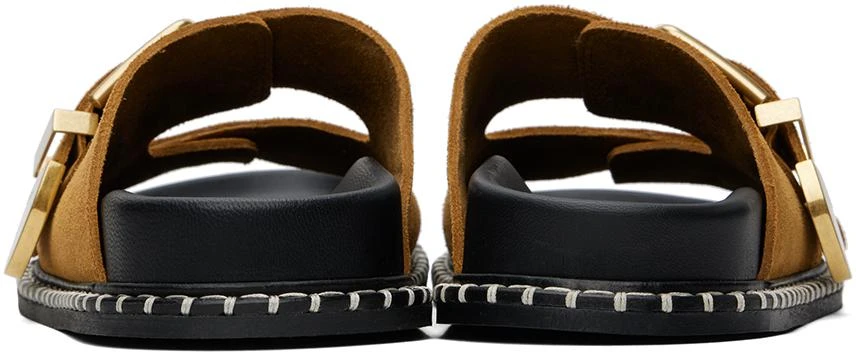 Chloé Tan Rebecca Slide Sandals 2