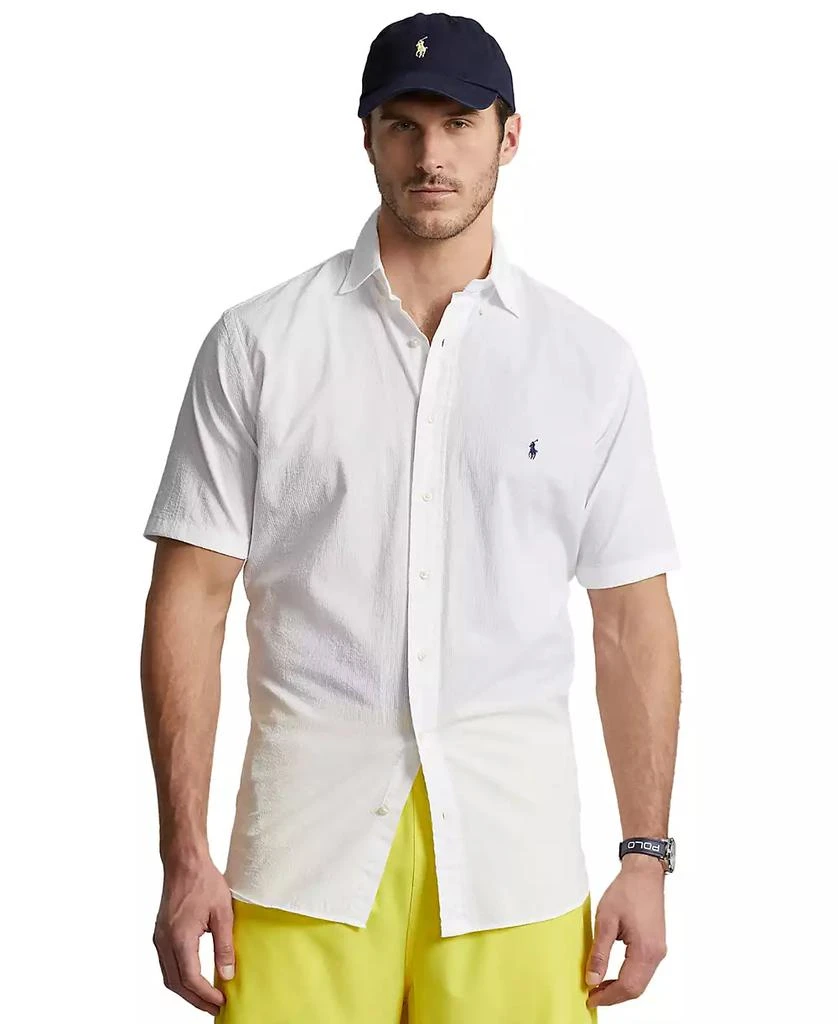 Ralph Lauren Men's Big & Tall Seersucker Shirt 1