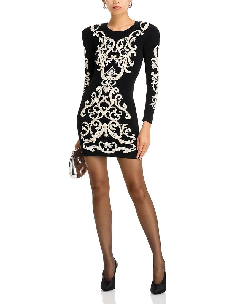 L'Agence Amadi Jacquard Mini Dress 2