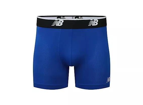 New Balance Mens Mesh 5 Inch Boxer Brief No Fly 3 Pack 2