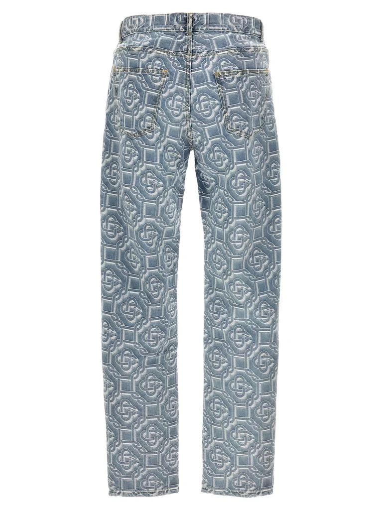 Casablanca All Over Logo Jeans 2