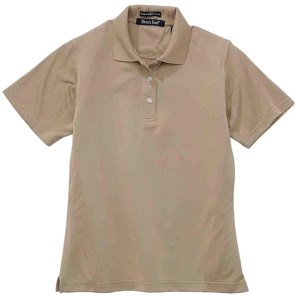 River
s End UPF 30 BodyMap Short Sleeve Polo Shirt