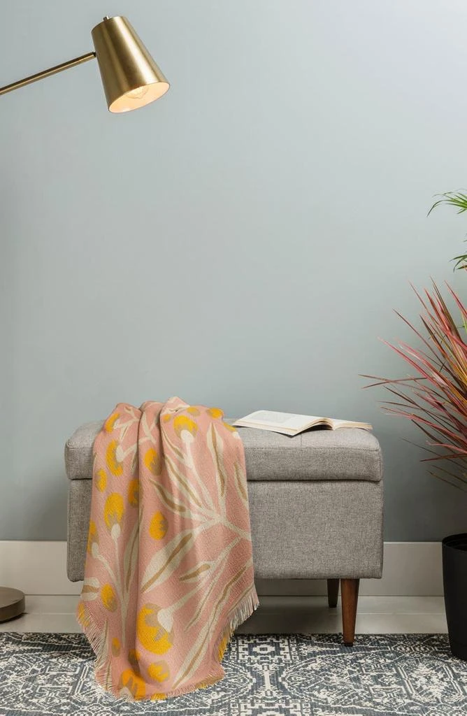 DENY Designs Alisa Galitsyna Berries Peach Throw Blanket 2