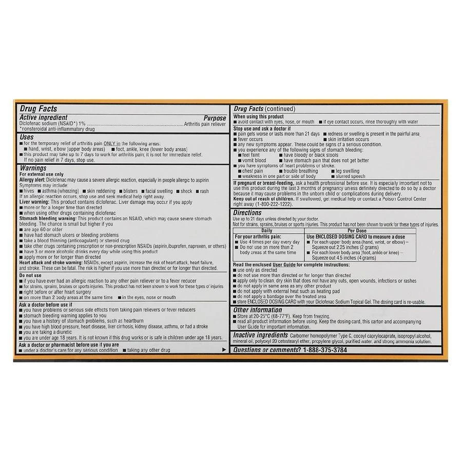 Walgreens Arthritis Pain Relieving Gel 3