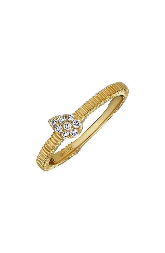 Bony Levy Mika 18K Gold Diamond Trend Ring - 0.08ctw