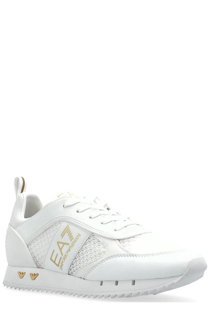 EA7 EMPORIO ARMANI Ea7 Emporio Armani Mesh Panelled Lace-Up Running Shoes