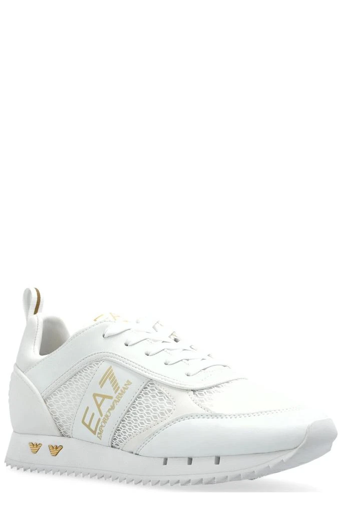 EA7 EMPORIO ARMANI Ea7 Emporio Armani Mesh Panelled Lace-Up Running Shoes 2