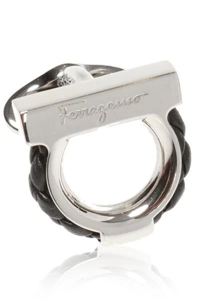 Salvatore Ferragamo ‘Gancini’ cuff links 4