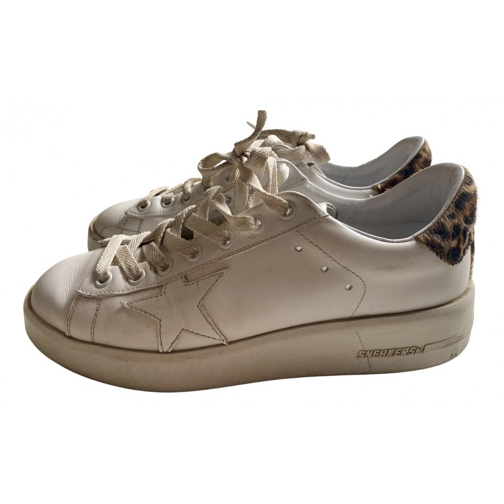Golden Goose Golden Goose Pure Star leather trainers