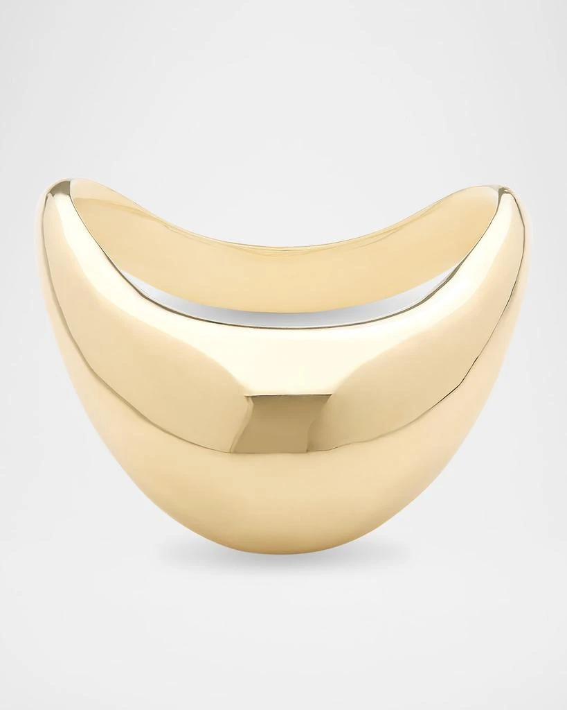 LANA Wavey Curved Bubble Ring in 14K Gold