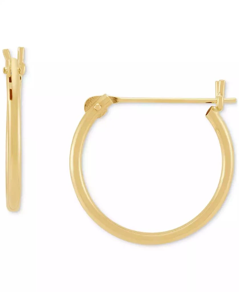 Macy's Children's 2-Pc. Set Hoop Earrings in 14k Yellow Gold 8