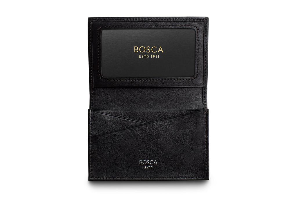 Bosca Nappa Vitello Collection - Gusseted Card Case