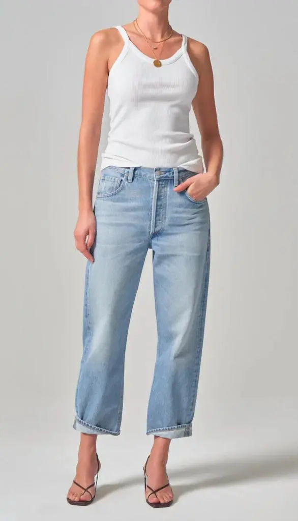 Citizens of Humanity Citizens Of Humanity - Dahlia Bow Leg Baby Roll Jeans