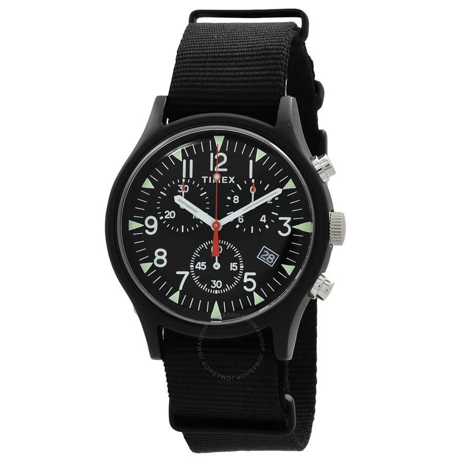 Timex MK1 Chronograph Quartz Black Dial Men's Watch TW2R67700 1