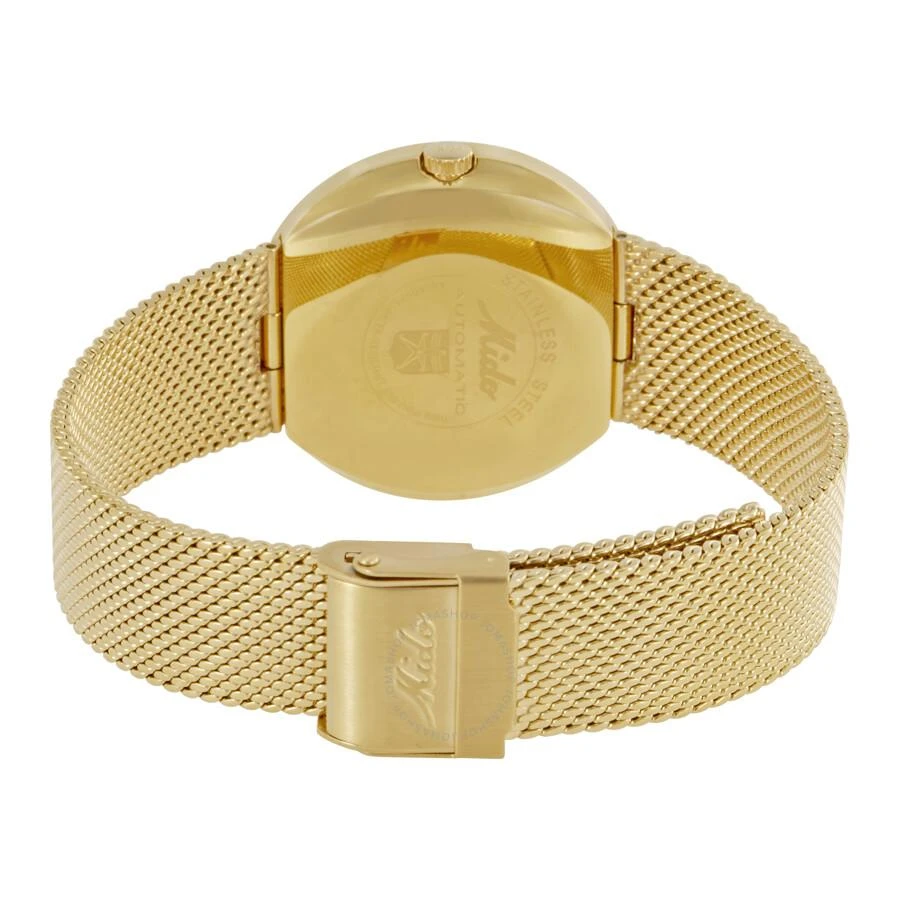 MIDO Commander Automatic Yellow Gold Plated Unisex Watch M8429.3.22.13 3