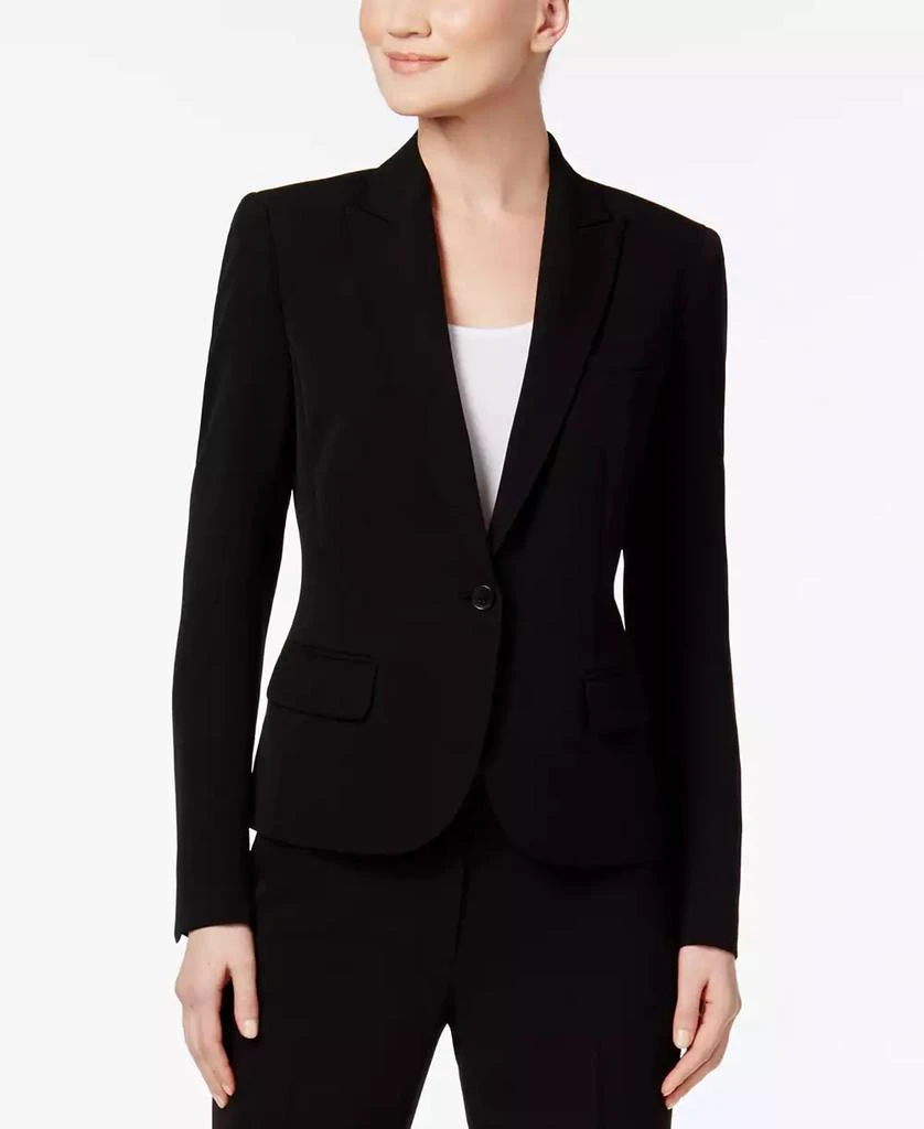 Anne Klein Missy & Petite Executive Collection Single-Button Pantsuit, Created for Macy's 7