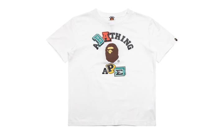 Bape Bape Multi Font College Tee K 1