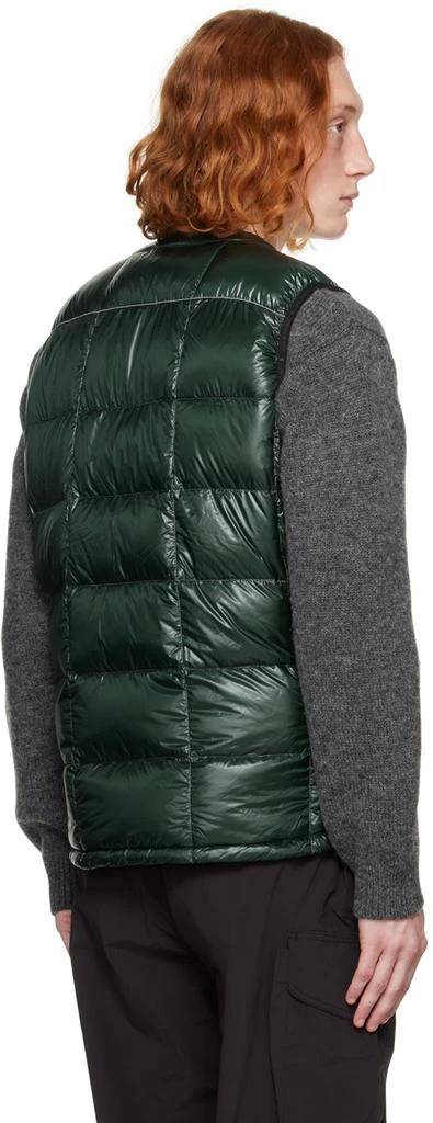 and wander Green Diamond Stitch Down Vest 3