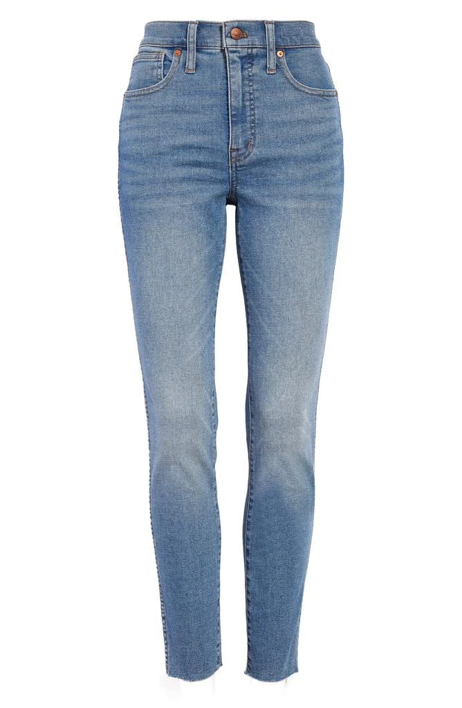 Madewell 10-Inch High Waist Raw Hem Skinny Jeans