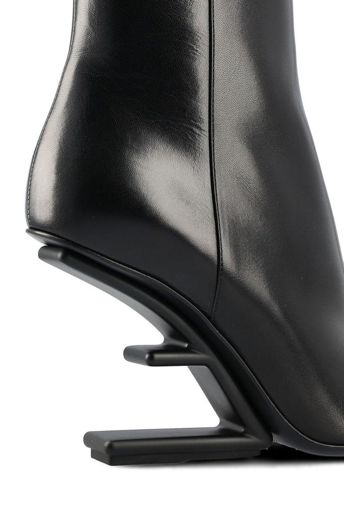 Fendi First F-Shaped Heel Ankle Boots – On Sale Now with Up to 38