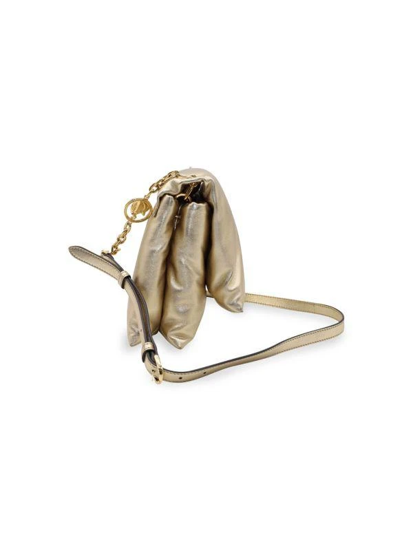 Lanvin Lanvin Laminated Sugar Bag In Gold Calfskin Leather 3