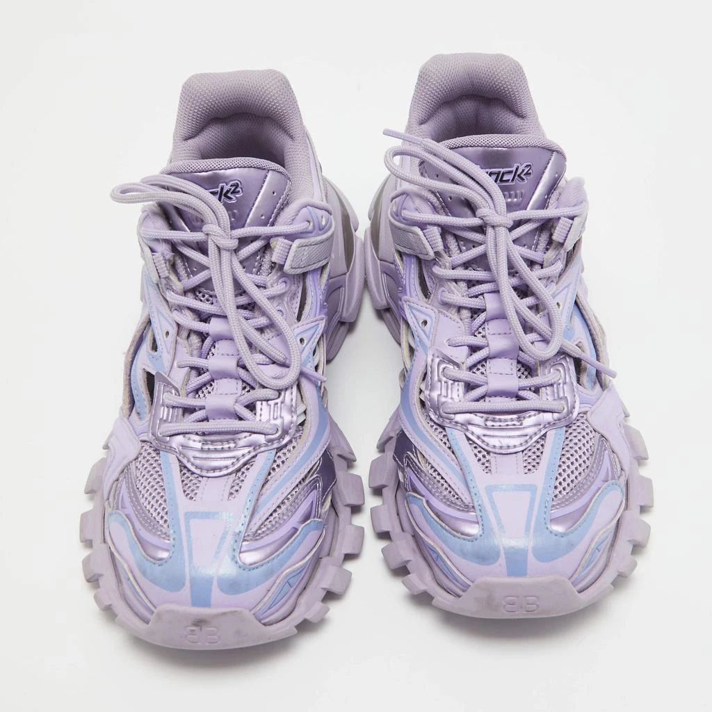 Balenciaga Balenciaga Purple Leather and Mesh Track 2 Sneakers Size 41 3