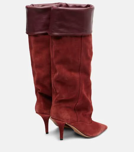 Paris Texas Ines 75 suede knee-high boots 2