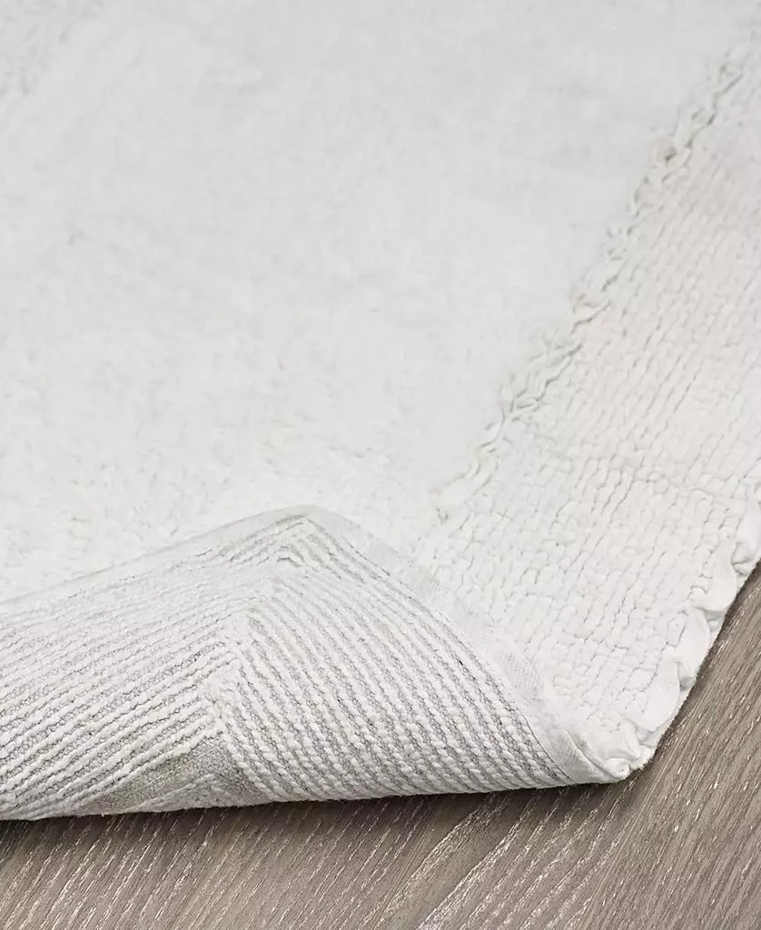 Laura Ashley Ruffled Cotton Bath Rug 5