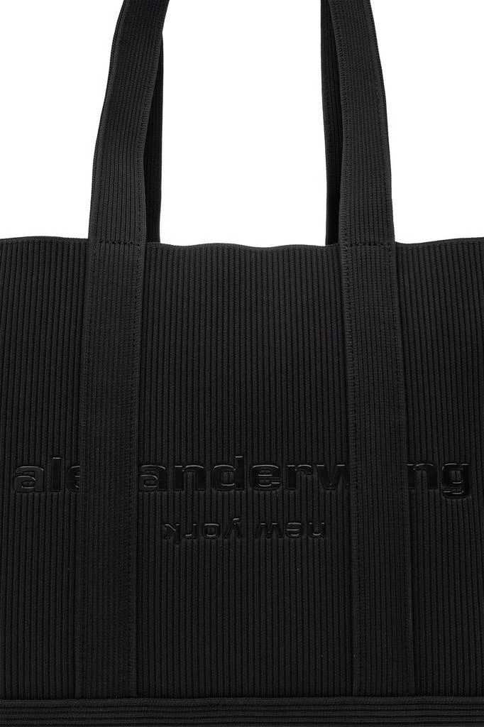 Alexander Wang Alexander Wang Ryan Ribbed Knit Medium Tote Bag 5